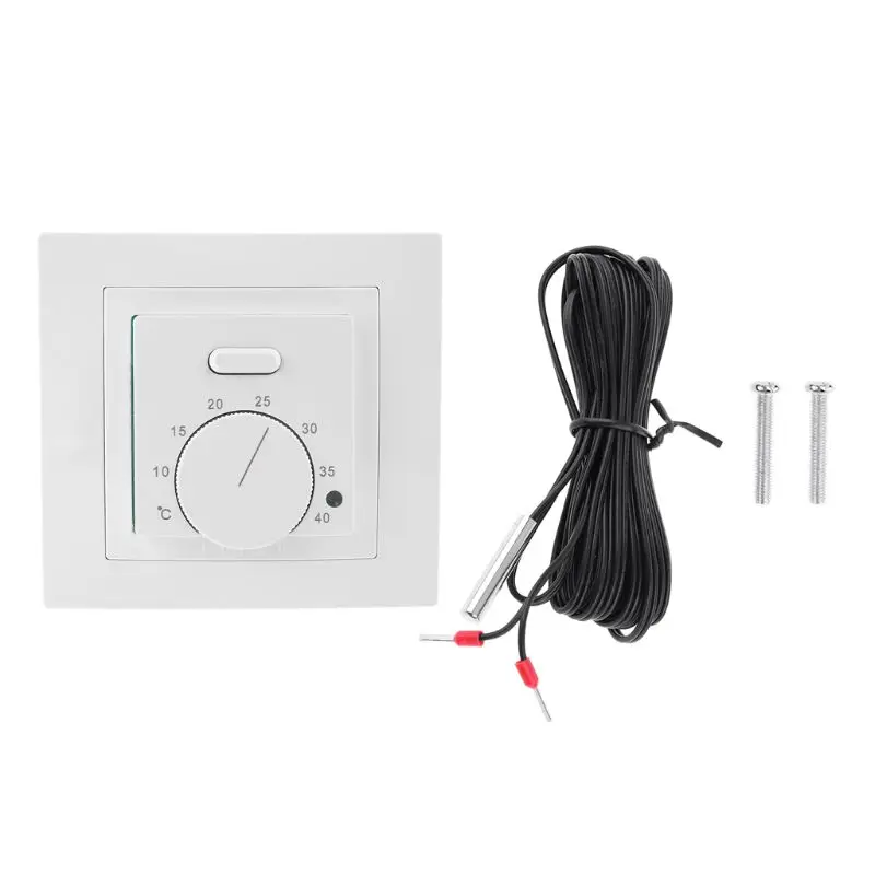 UnderFloor Electric Heating Room Thermostat 16A AC220~230V Save Energy Floor Heating Temperature Controller 86x86mm
UnderFloor Electric Heating Room Thermostat 16A AC220~230V Save Energy Floor Heating Temperature Controller 86x86mm