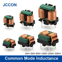2Pcs Common Mode Inductance High Current Flat Copper Wire Filter EMI Straight Pin Magnetic Toroidal Coil 2MH 5MH 8MH 10MH 20MH
2Pcs Common Mode Inductance High Current Flat Copper Wire Filter EMI Straight Pin Magnetic Toroidal Coil 2MH 5MH 8MH 10MH 20MH