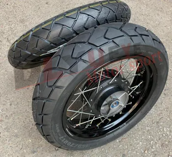 120/80-17 150/70R17 3.0-17 4.25-17 Aluminum Alloy Shineray 400 440 Motorcycle Front Rear Spoke Wheel Rim Hub With Tires 
120/80-17 150/70R17 3.0-17 4.25-17 Aluminum Alloy Shineray 400 440 Motorcycle Front Rear Spoke Wheel Rim Hub With Tires