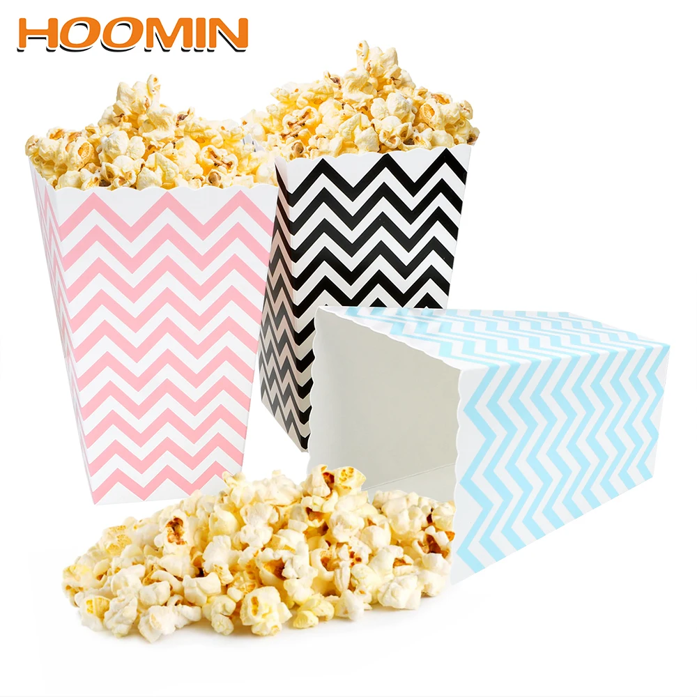 HOOMIN 12Pcs Popcorn Box Kid Party Decoration Bags Loot Party Favour Wedding Colorful Chevron Stripes
HOOMIN 12Pcs Popcorn Box Kid Party Decoration Bags Loot Party Favour Wedding Colorful Chevron Stripes