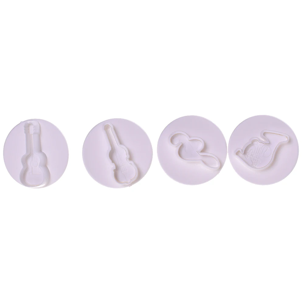 New arrivals Novelty 4x Music Note Violin Tuba Plastic Plunger Cutter Cookie Cake Decor Fondant Mold cake tools
New arrivals Novelty 4x Music Note Violin Tuba Plastic Plunger Cutter Cookie Cake Decor Fondant Mold cake tools