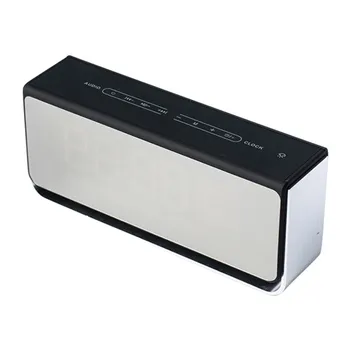 HIPERDEAL Wireless Bluetooth Speaker LED Light Alarm Clock with FM Radio Mirror Display, LED Large Screen Digital Clock
HIPERDEAL Wireless Bluetooth Speaker LED Light Alarm Clock with FM Radio Mirror Display, LED Large Screen Digital Clock