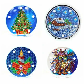 HUACAN Diamond Painting Special Shaped LED Light Lamp 5D Diamond Embroidery Christmas Mosaic Santa Claus DIY Unfinished Kit
HUACAN Diamond Painting Special Shaped LED Light Lamp 5D Diamond Embroidery Christmas Mosaic Santa Claus DIY Unfinished Kit