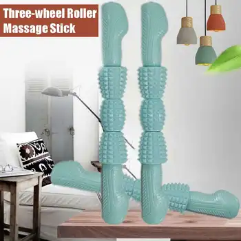 Handheld Rolling Massager For Leg Back Shoulder Three-wheel Roller Anti-Cellulite Massager Stick Muscle Roller Body Relax Tool
Handheld Rolling Massager For Leg Back Shoulder Three-wheel Roller Anti-Cellulite Massager Stick Muscle Roller Body Relax Tool