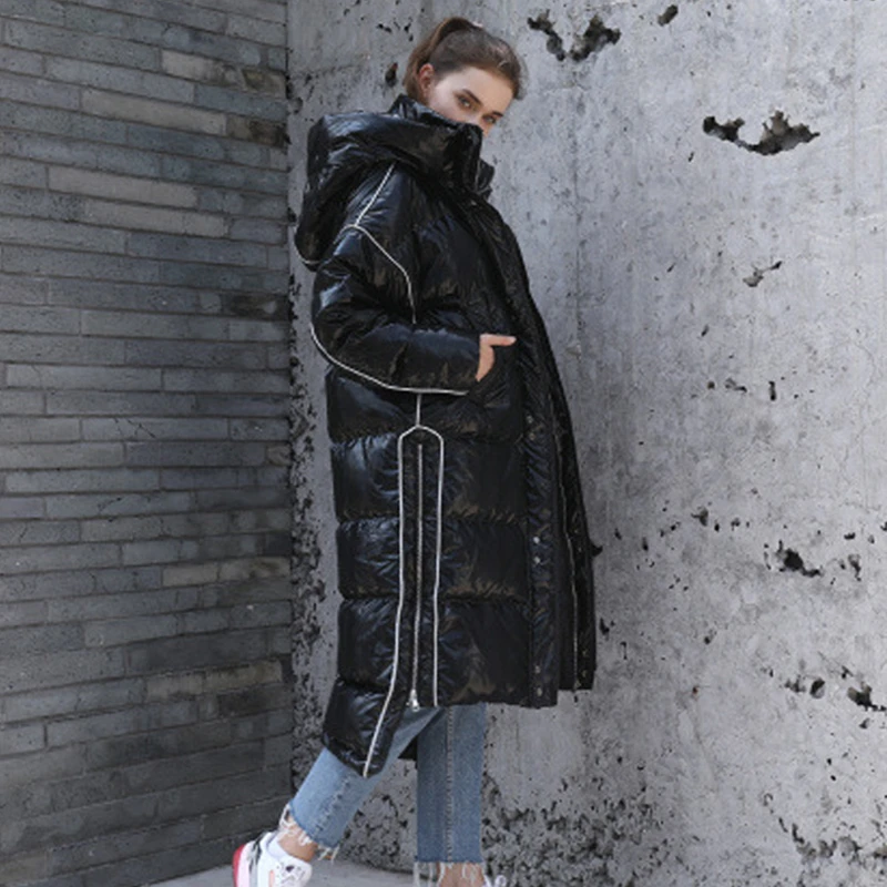 Plus size 2019 Winter Jacket Women Long White 90% Duck Down Jacket Outwear Hooded Loose Coat Thick Warm Down Parka female YRF40
Plus size 2019 Winter Jacket Women Long White 90% Duck Down Jacket Outwear Hooded Loose Coat Thick Warm Down Parka female YRF40