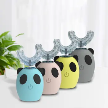 U-Shaped Ultrasonic Cold Light Gel Vibrating Teeth Usb Charging Children Electric Toothbrush for child 3-7 years old use 
U-Shaped Ultrasonic Cold Light Gel Vibrating Teeth Usb Charging Children Electric Toothbrush for child 3-7 years old use