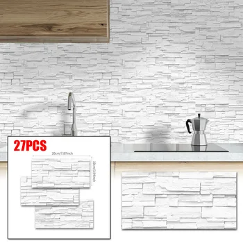 Mosaic Tile Sticker Stick On Bathroom Kitchen Wall Marble Effect Waterproof Scratch-resistant Moisture-proof
Mosaic Tile Sticker Stick On Bathroom Kitchen Wall Marble Effect Waterproof Scratch-resistant Moisture-proof