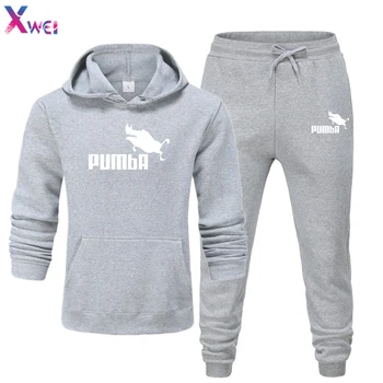 Hip-hopstreetwear pumba A wild boar tracksuit men set letter sportswear sweatsuit male sweat track suit jacket hoodie with pants
Hip-hopstreetwear pumba A wild boar tracksuit men set letter sportswear sweatsuit male sweat track suit jacket hoodie with pants