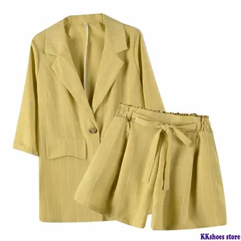 Two Peice Set Womens Suits Summer Leisure Sets Ladies Blazer Jackets High Waist Shorts Pants Short Set
Two Peice Set Womens Suits Summer Leisure Sets Ladies Blazer Jackets High Waist Shorts Pants Short Set