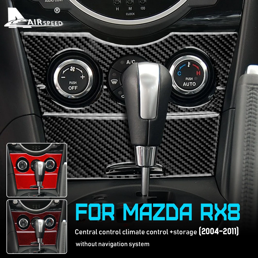 AIRSPEED 3 шт. углеродное волокно для Mazda RX8 2004-2011 аксессуары внутренняя отделка автомобиля центральный контроль климат переменного тока наклейка на панель
AIRSPEED 3 шт. углеродное волокно для Mazda RX8 2004-2011 аксессуары внутренняя отделка автомобиля центральный контроль климат переменного тока наклейка на панель