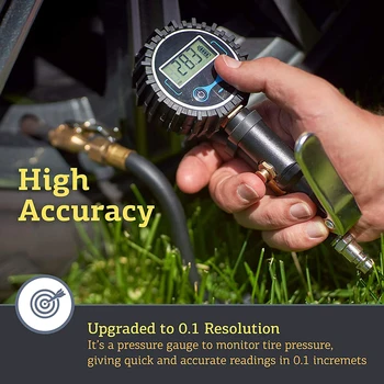 Onever Digital Tire Inflator Pressure Gauge Air Compressor Pump Quick Connect Coupler for Car Truck Motorcycle Safe Sturdy
Onever Digital Tire Inflator Pressure Gauge Air Compressor Pump Quick Connect Coupler for Car Truck Motorcycle Safe Sturdy