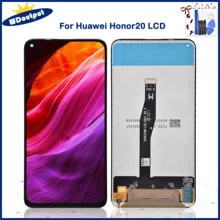 Ensemble écran tactile LCD avec châssis, pour Huawei Honor 20 Nova 5T YAL-L21, Original=