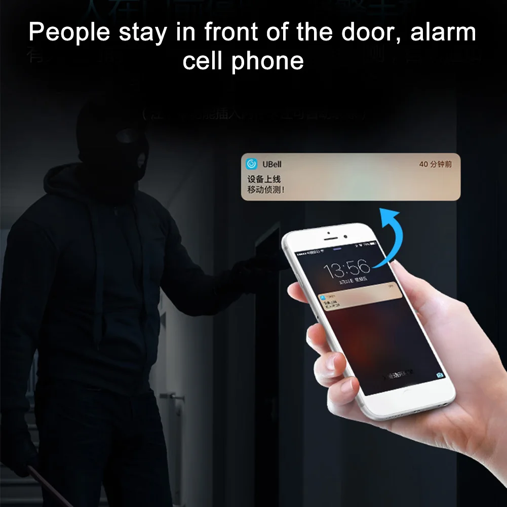 2 Way Talk Home Alarm Real Time WIFI Wireless Video Doorbell Detection Anti Theft Night Vision Smart HD Easy Install Security
2 Way Talk Home Alarm Real Time WIFI Wireless Video Doorbell Detection Anti Theft Night Vision Smart HD Easy Install Security