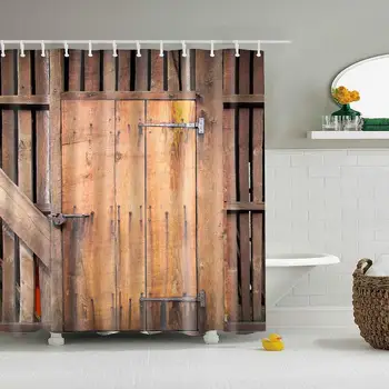 Wooden Door Pattern Digital Print Shower Curtains for Bathroom,Polyester Waterproof Fabric Bath Curtain with 12 Hooks,35x70
Wooden Door Pattern Digital Print Shower Curtains for Bathroom,Polyester Waterproof Fabric Bath Curtain with 12 Hooks,35x70