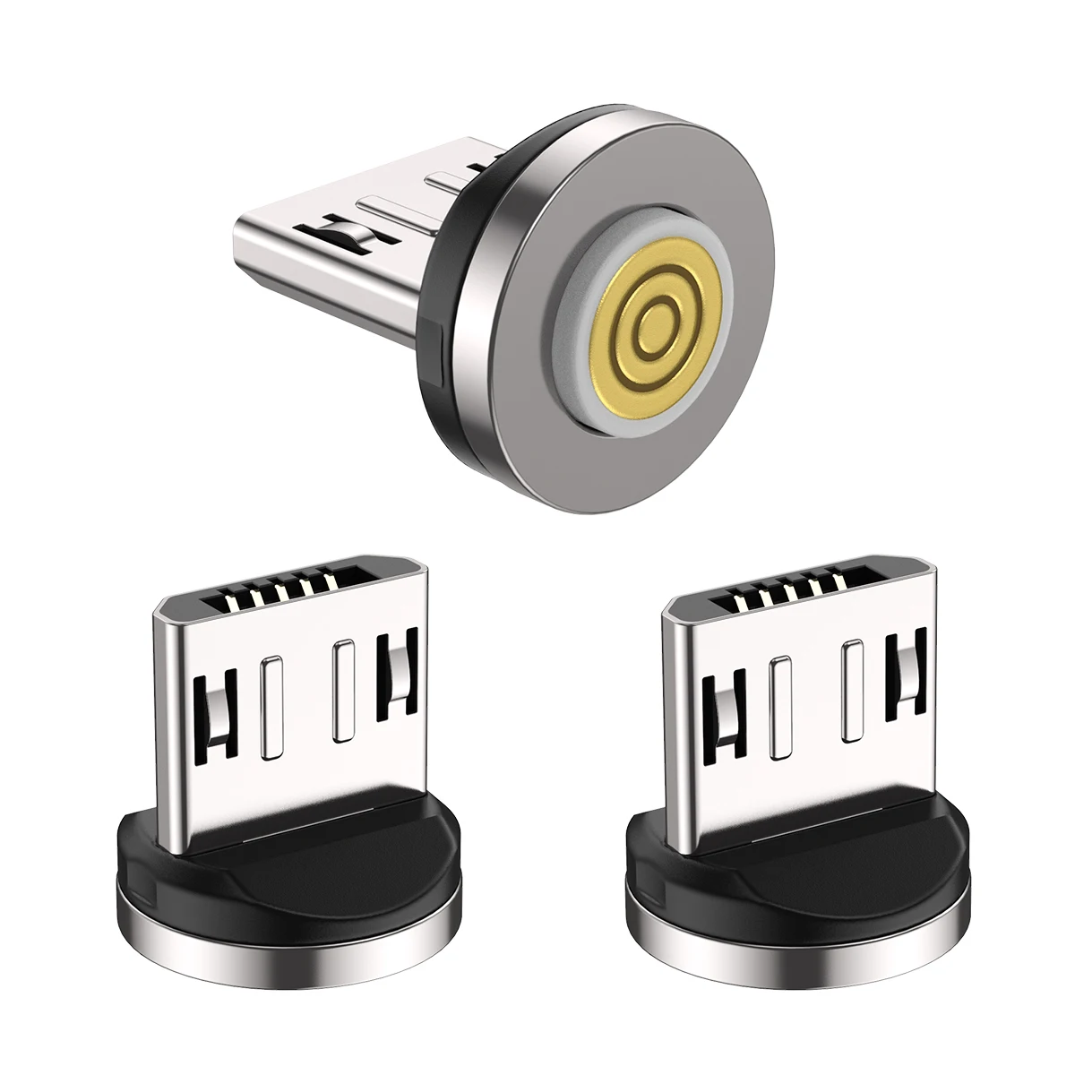 For 5pin Fast Charging Magnetic Cable plug Tips Type C Micro USB Plugs Quick Charge Magnet Charger Plug iPhone Xiaomi | Мобильные