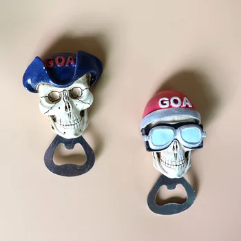 Halloween Decorations Creative Skull Refrigerator Stickers Resin Cool Bottle Opener Magnet magnet fridge
Halloween Decorations Creative Skull Refrigerator Stickers Resin Cool Bottle Opener Magnet magnet fridge