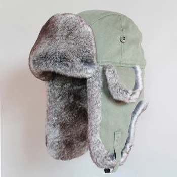 Bomber Hat Men Women Russian Ushanka Fur Earflap Winter Warm Trapper Hats with Ear Flap
Bomber Hat Men Women Russian Ushanka Fur Earflap Winter Warm Trapper Hats with Ear Flap