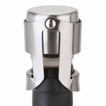 New Wine Bottle Sparkling Champagne Stopper Stainless Steel Plug Seal YY290100 
New Wine Bottle Sparkling Champagne Stopper Stainless Steel Plug Seal YY290100