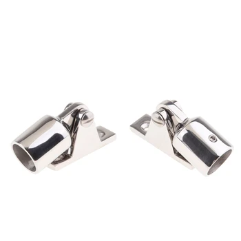 2X Stainless Steel Eye End Deck Hinge Bimini Top Fitting Hardware 22mm 7/8 " 
2X Stainless Steel Eye End Deck Hinge Bimini Top Fitting Hardware 22mm 7/8 "