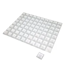 3M SJ5308 Clear Rubber Feet Adhesive Bumper Pads Self Stick Bumpers Furniture Foot Pads 80PCS/Board 12.7MM*12.7MM*3.05MM 
3M SJ5308 Clear Rubber Feet Adhesive Bumper Pads Self Stick Bumpers Furniture Foot Pads 80PCS/Board 12.7MM*12.7MM*3.05MM