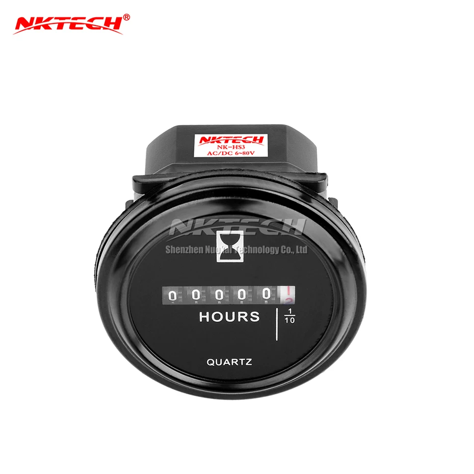 NKTECH Quartz Hour Meter Round NK-HS3 Meters Time Counter For Boat Generator Car Truck Motorcycle Marine Engine Snowmobile Mower 
NKTECH Quartz Hour Meter Round NK-HS3 Meters Time Counter For Boat Generator Car Truck Motorcycle Marine Engine Snowmobile Mower