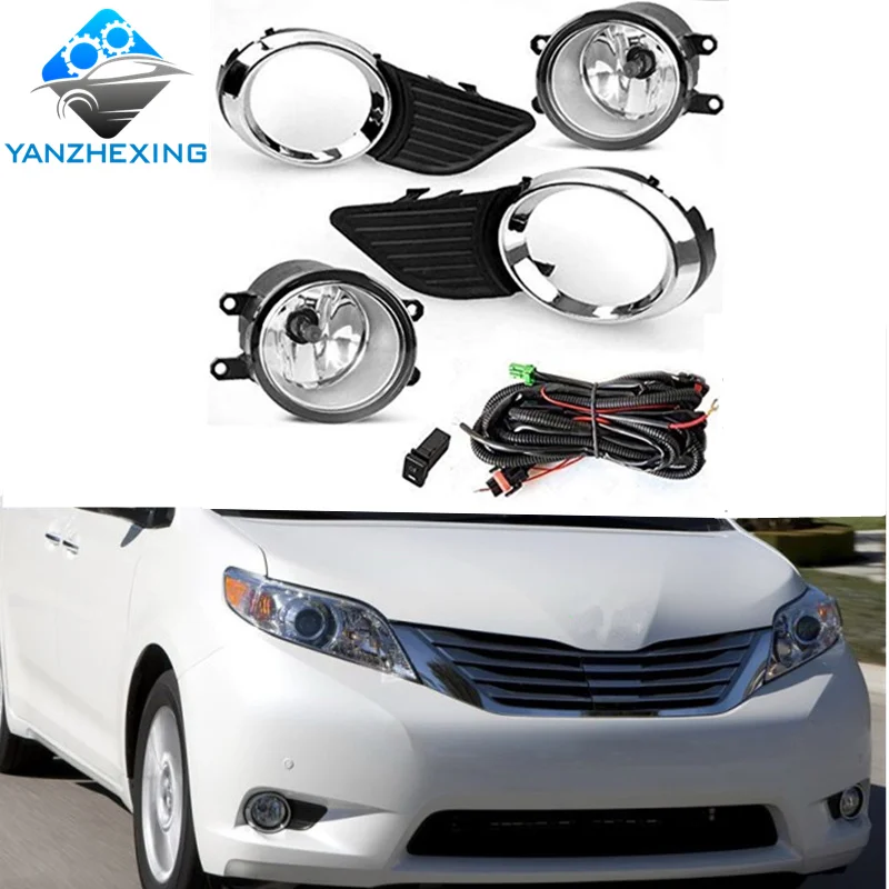 For Toyota Sienna 2011-2017 Clear Glass Bumper Fog Lights Grill Lamp wire harness Switch+Bulb
For Toyota Sienna 2011-2017 Clear Glass Bumper Fog Lights Grill Lamp wire harness Switch+Bulb