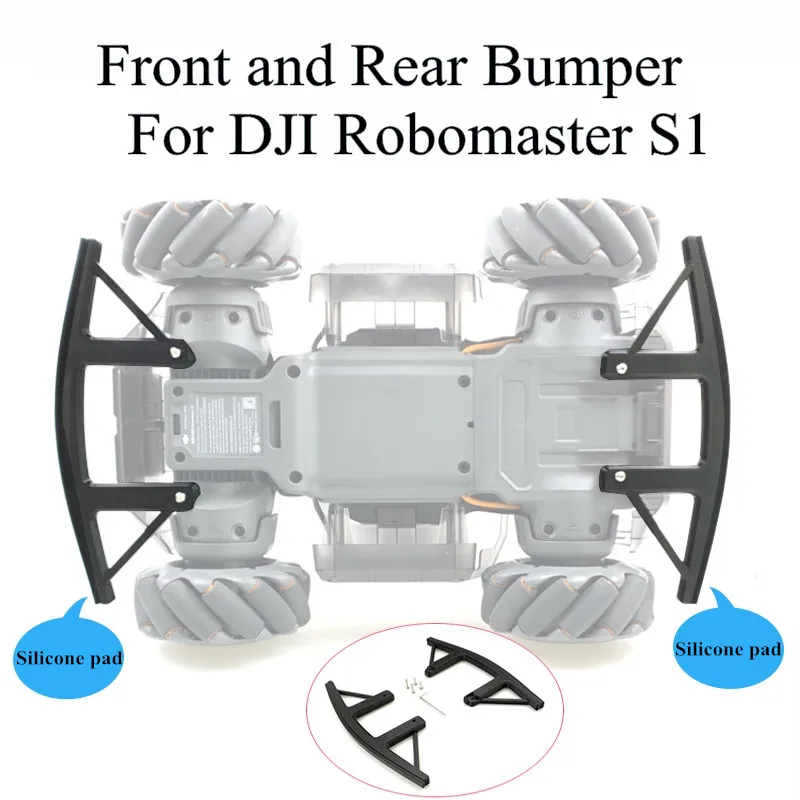Front and Rear Bumper Kit for DJI RoboMaster S1 Intelligent Educational Robot Anti-collision Protector For RoboMaster S1 Robot
Front and Rear Bumper Kit for DJI RoboMaster S1 Intelligent Educational Robot Anti-collision Protector For RoboMaster S1 Robot