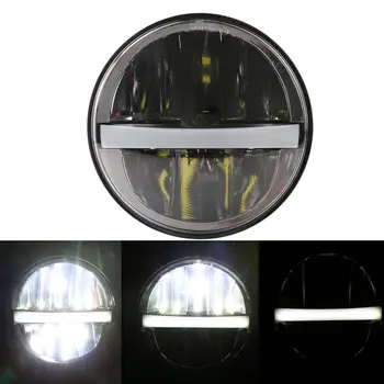 5-3/4" 5.75" Motorcycle Round LED Headlight with DRL for Sportster 1998-Later XL883C 1996-Later XL1200C '04-later XL
5-3/4" 5.75" Motorcycle Round LED Headlight with DRL for Sportster 1998-Later XL883C 1996-Later XL1200C '04-later XL