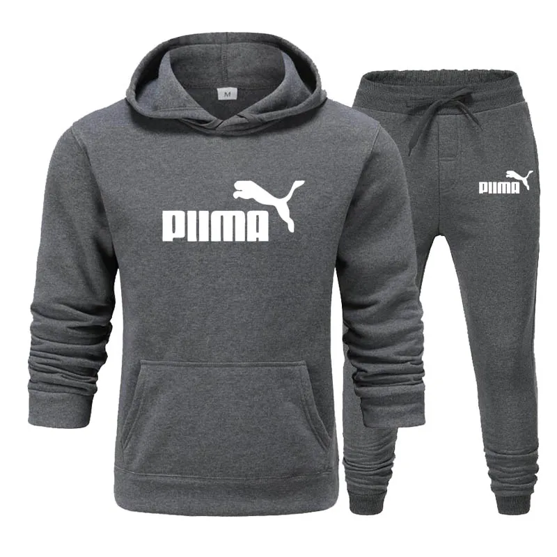 New Brand PUMA Men Clothing Sets Tracksuit Sets Hoodies+Pants Men's Set Sports Suit New Brand PUMA Men Clothing Sets Tracksuit Sets Hoodies+Pants Men's Set Sports Suit