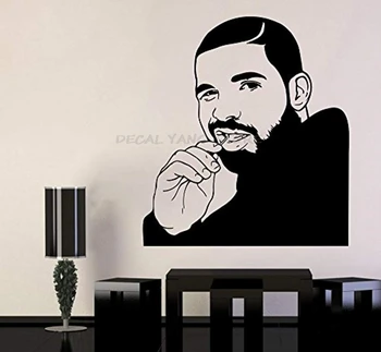 Artwork Funny Drake Mural Wall Vinyl Decal Top Musician rapper Vinyl Sticker Art Home for Decor Bedroom 1557
Artwork Funny Drake Mural Wall Vinyl Decal Top Musician rapper Vinyl Sticker Art Home for Decor Bedroom 1557