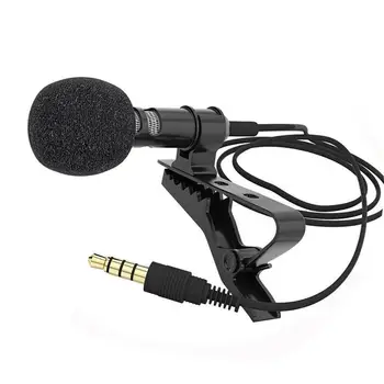 Mini Microphone Clip-on Lavalier 3.5mm Condenser Microphone Studio Microfone Phone Recorder For Mobile Lapel Voice L0M7
Mini Microphone Clip-on Lavalier 3.5mm Condenser Microphone Studio Microfone Phone Recorder For Mobile Lapel Voice L0M7