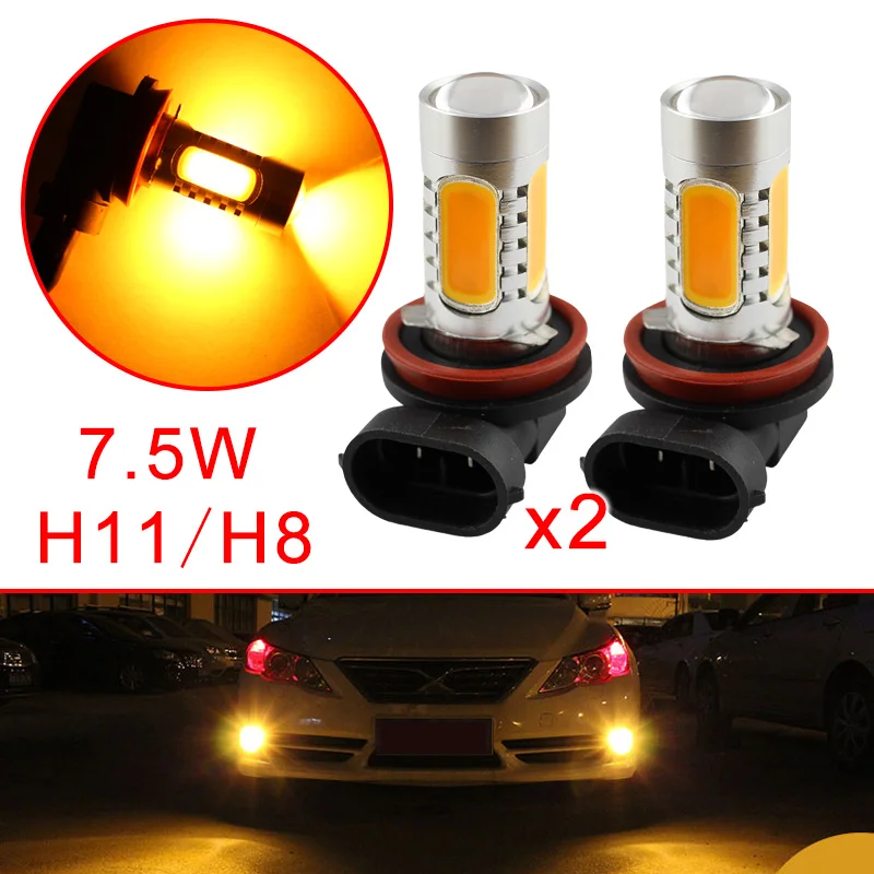 2pcs H8 H11 LED Fog Driving Light DRL Bulb Fit For Car Parts Foglight Fog Day Running Lamp Yellow Amber Style Accessories
2pcs H8 H11 LED Fog Driving Light DRL Bulb Fit For Car Parts Foglight Fog Day Running Lamp Yellow Amber Style Accessories