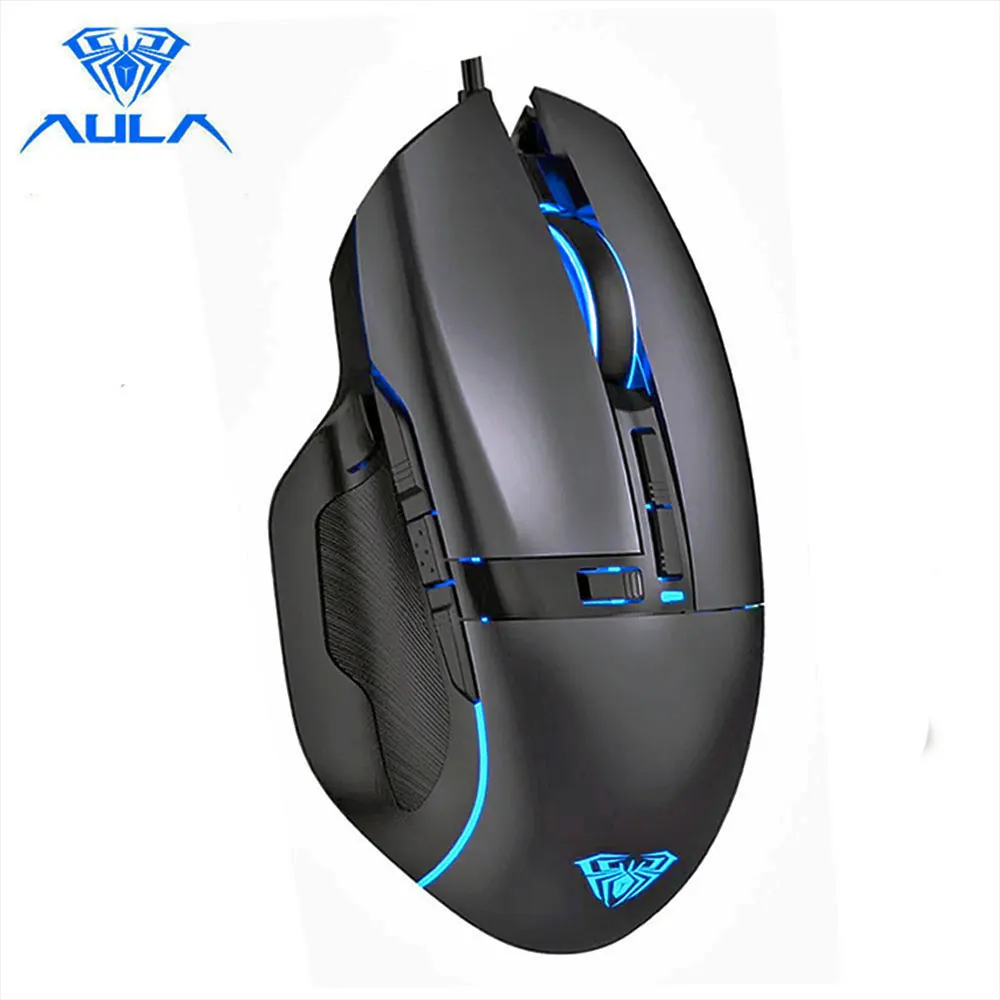 AULA F808 Mouse Gamer Side Wings Macro Programming 10 Buttons 4200 DPI USB Wired Gaming Mouse Backlight for Desktop Laptop PC
AULA F808 Mouse Gamer Side Wings Macro Programming 10 Buttons 4200 DPI USB Wired Gaming Mouse Backlight for Desktop Laptop PC