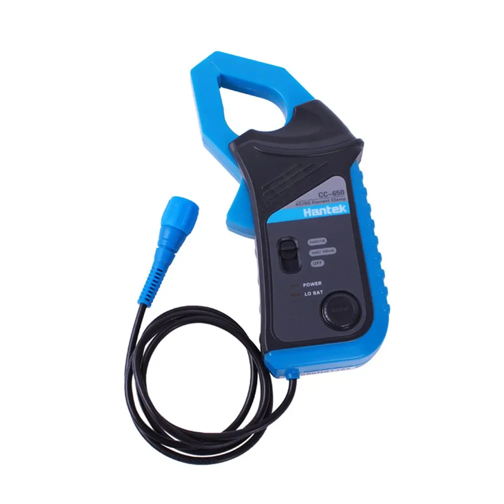 Hantek AC/DC Current Clamp Meter CC-650 for oscilloscope 400Hz Bandwidth 1mV/10mA 650A with BNC/Banana type connector
Hantek AC/DC Current Clamp Meter CC-650 for oscilloscope 400Hz Bandwidth 1mV/10mA 650A with BNC/Banana type connector
