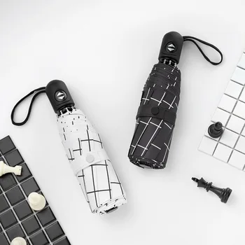 Lattice Sun Umbrella Full Automatic Sun Protection UV Folding Umbrella Sunny Rain Dual-use Vinyl Folding Umbrella Guarda Chuva
Lattice Sun Umbrella Full Automatic Sun Protection UV Folding Umbrella Sunny Rain Dual-use Vinyl Folding Umbrella Guarda Chuva