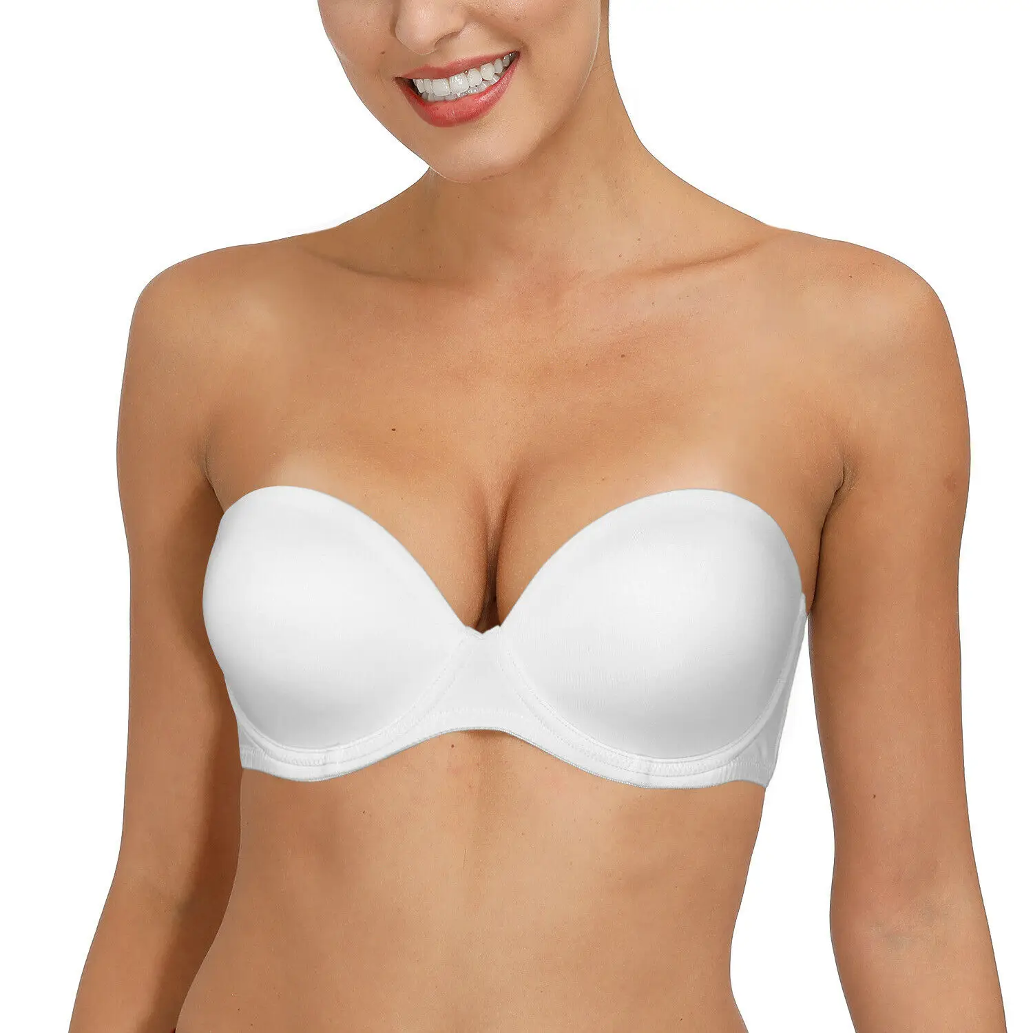 Sexy Bra Size Strapless Halter Thin Cup Wire Bone Silicone Women Bras Wedding Push Up C D DD E DDD F G 32 34 36 38 40 42 44 46
Sexy Bra Size Strapless Halter Thin Cup Wire Bone Silicone Women Bras Wedding Push Up C D DD E DDD F G 32 34 36 38 40 42 44 46