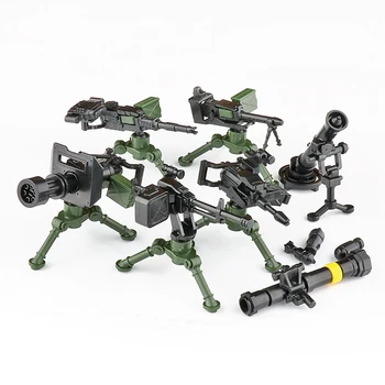 Compatible WW2 Mlitary Machine Gun Building Blocks Army SWAT Team Tank Gatling Weapon MOC Accessories Bricks Toys For Children
Compatible WW2 Mlitary Machine Gun Building Blocks Army SWAT Team Tank Gatling Weapon MOC Accessories Bricks Toys For Children