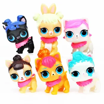 6pcs / set lol surprise doll 3 generation cute water sprayable pet dog doll Action Figures Anime for Kids toys for girls
6pcs / set lol surprise doll 3 generation cute water sprayable pet dog doll Action Figures Anime for Kids toys for girls