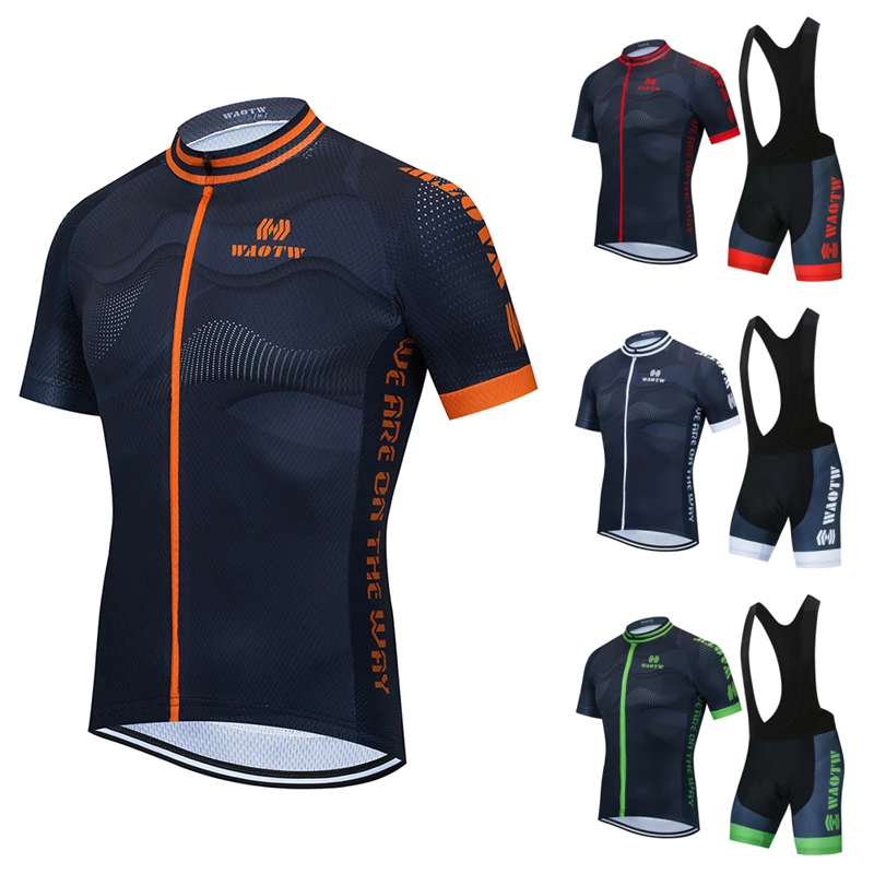 WAOTW 2020 New Cycling Jersey Pro Team Cycling Clothing Suits MTB Cycling Clothes Bib Shorts Set Men Ropa Ciclismo Triathlon Kit
WAOTW 2020 New Cycling Jersey Pro Team Cycling Clothing Suits MTB Cycling Clothes Bib Shorts Set Men Ropa Ciclismo Triathlon Kit