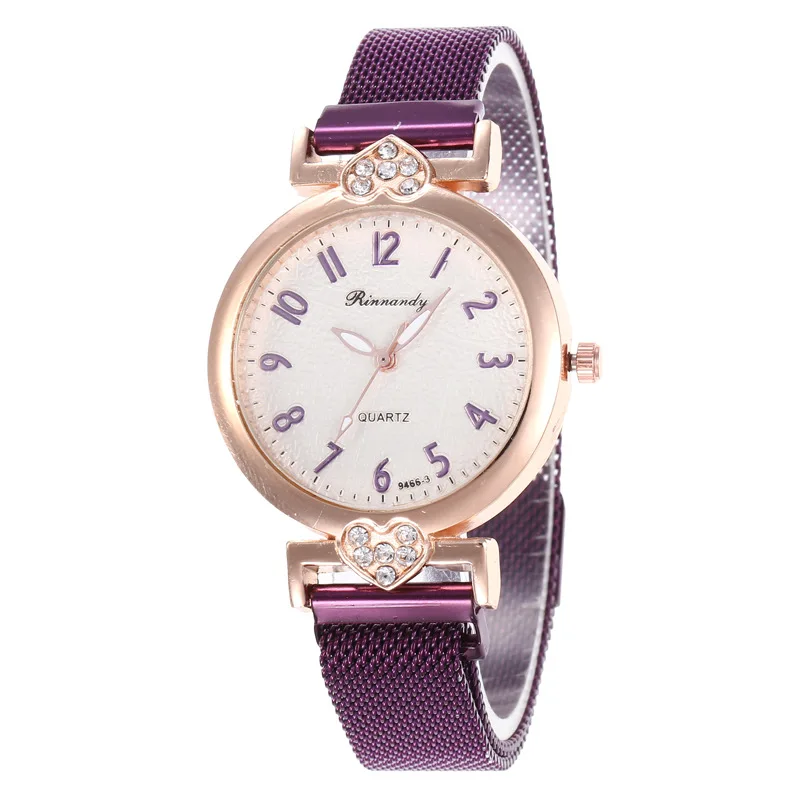 New Products Rinnandy12 With Numbers Point Triangle Dial Magnetic Buckle Mesh Belt Watch
New Products Rinnandy12 With Numbers Point Triangle Dial Magnetic Buckle Mesh Belt Watch