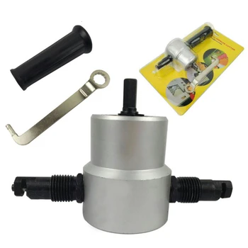 MPT Double Head Metal Cutting Sheet Nibbler Saw Cutter Tool Drill Attachment Free Cutting Tool Metal Cut Nibbler Sheet
MPT Double Head Metal Cutting Sheet Nibbler Saw Cutter Tool Drill Attachment Free Cutting Tool Metal Cut Nibbler Sheet