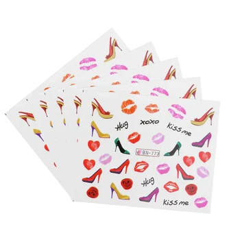 10 Sheets DIY Nail Art Sticker Water Slide Tattoo Nail Tip Decal Beautiful Manicure Decoration for Valentine's Day
10 Sheets DIY Nail Art Sticker Water Slide Tattoo Nail Tip Decal Beautiful Manicure Decoration for Valentine's Day