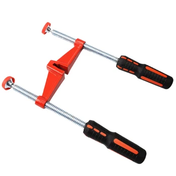 Woodworking F Clamp Auxiliary Parallel clamp and Right Angle Clamp High Hardness Alloy Carpenter Fixing Tool with Rubber Handle
Woodworking F Clamp Auxiliary Parallel clamp and Right Angle Clamp High Hardness Alloy Carpenter Fixing Tool with Rubber Handle