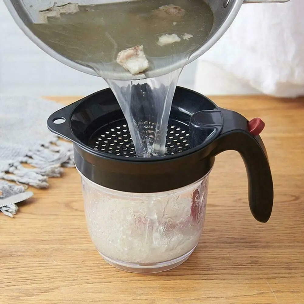 Креативные кухонные инструменты фильтр для супа масляный разделитель масла с
