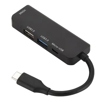 Type-C Hub Expansion Dock Type-C Adapter Type-C To Hdmi Usb Hub With Micro Charging Usb-C Hdmi Converter
Type-C Hub Expansion Dock Type-C Adapter Type-C To Hdmi Usb Hub With Micro Charging Usb-C Hdmi Converter