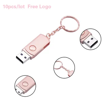Free Logo 10pcs/lot Rose Gold Metal Memory Stick Usb 2.0 Mini USB Flash Drive Key Pendrive 64GB 32GB 16GB 8GB 4GB pen drive Gift
Free Logo 10pcs/lot Rose Gold Metal Memory Stick Usb 2.0 Mini USB Flash Drive Key Pendrive 64GB 32GB 16GB 8GB 4GB pen drive Gift