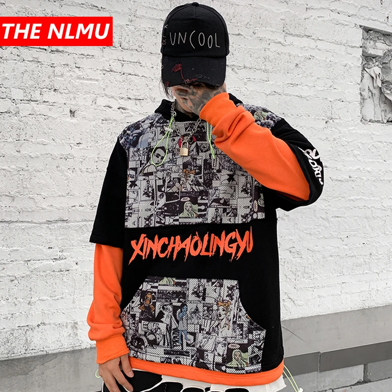 Color Block Patchwork Hoodies Men Harajuku Creative Printing Hooded Pullover Sweatshirts 2019 Fashion Hip Hop Streetwear WG571 
Color Block Patchwork Hoodies Men Harajuku Creative Printing Hooded Pullover Sweatshirts 2019 Fashion Hip Hop Streetwear WG571