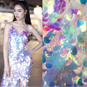 Small Fish Scale Sequins Laser Lace Fabric Curtain Fabrics Evening Dress Wedding Party Net Lace Material African Lace Fabric
Small Fish Scale Sequins Laser Lace Fabric Curtain Fabrics Evening Dress Wedding Party Net Lace Material African Lace Fabric