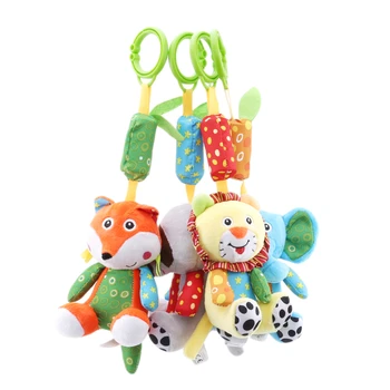 Cute Hanging Bed Small Doll Lion Fox Panda Wolf Raccoon Baby Toys Gift for Kids Newborn Plush Rattles Appease Toy Soft Comfort
Cute Hanging Bed Small Doll Lion Fox Panda Wolf Raccoon Baby Toys Gift for Kids Newborn Plush Rattles Appease Toy Soft Comfort