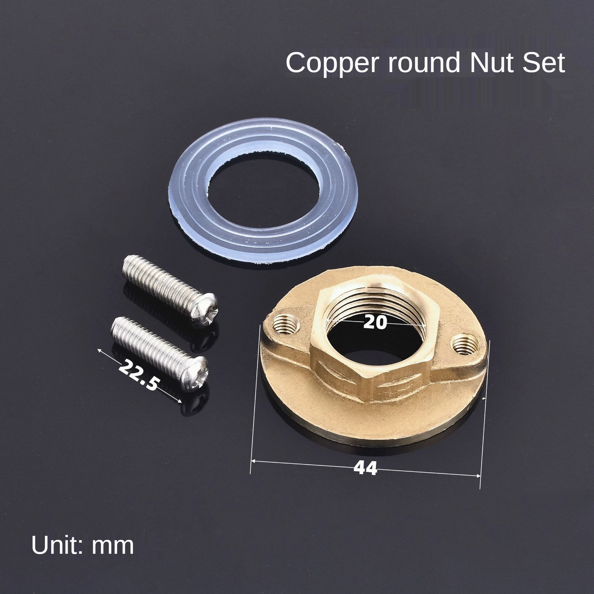 Generic BrC Type Tap Faucet Antiloosing Nut Cap Fixing Fitting Kit